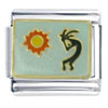 Kokopelli God Italian Charm