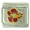 Red Hibiscus  Flower   Italian   Charm 