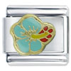 Blue Hibiscus  Flower   Italian   Charm 