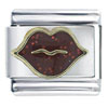 Sparkling Red  Lips  Italian Charm