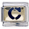  Letter   C  Golden Italian Charm Bracelets Laser