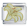 Lily Flower White Italian Charm