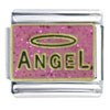 Pink Angel Halo Italian Charm