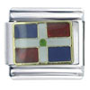Flag Of Dominican Republic Italian Charm