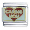 Caring Mom Heart Italian Charm