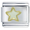 Star White Italian Charm