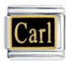 Carl Name Italian Charm