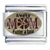  Mom  Red &amp; Gold Italian Charm