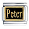 Peter Name Italian Charm