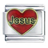Jesus Heart Italian Charm