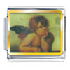 Cherub Baby Angel Thinking Photo Italian Charm