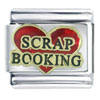 Heart Scrapbooking Red Italian Charm