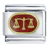 Libra  Red   Italian   Charm 