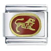 Leo Red Italian Charm