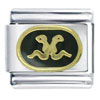  Gemini  Black Italian Charm