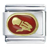Aquarius Red Italian Charm