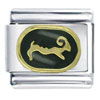 Aries Black Italian Charm