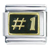 #1 Black Italian Charm