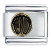 Footprints Italian Charm