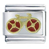 Red Bicycle Italian Charm