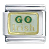 Go Irish  White  Italian Charm