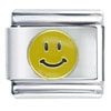 Yellow Happy Face Italian Charm