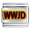 Wwjd Red Italian Charm