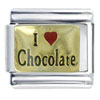 I Heart Chocolate Italian Charm