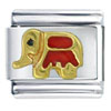 Red Elephant Italian Charm