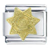 Police Badge Italian Charm