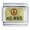 Peace No  War  Italian Charm