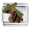 Jesus Carrying Cross Italian Charm