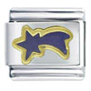 Purple Shooting Star Italian Charm