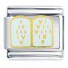 Ten Commandments Italian Charm