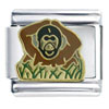 Monkey In Grass Italian Charm