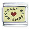 Circle Of Friendship Italian  Charms 