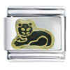 Cat Black  Italian  Charm