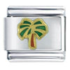 Gold Plated Palm Tree Italian Charm