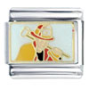 Brave Fireman Italian Charm