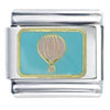 Hot Air Balloon Pink Italian Charm