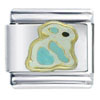 Bunny Aqua Italian Charm
