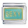 Sexy Aqua Italian Charm