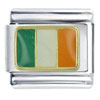 Flag Of Ireland Italian Charm
