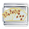Hand Of Playing Cards Italian Charm