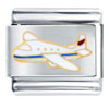 Jumbo Jet Airplane Italian Charm