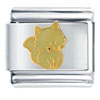 Gold Plated Cat Italian Charm