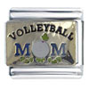 Volleyball Mom Italian Charm