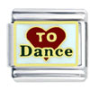 Love To Dance Italian Charm