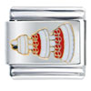  Wedding  Cake Red Italian Charm