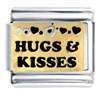 Hugs And Kisses Italian Charm